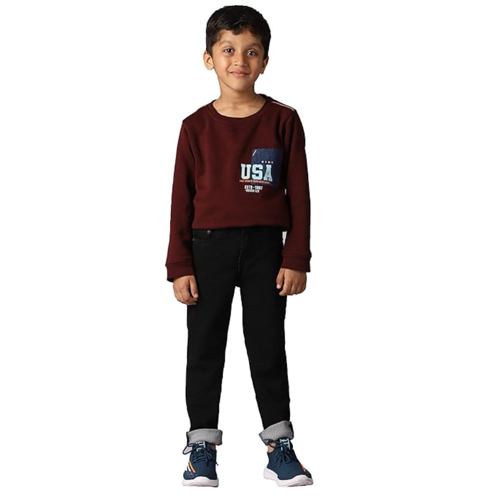 Boys Denim Black Jeans