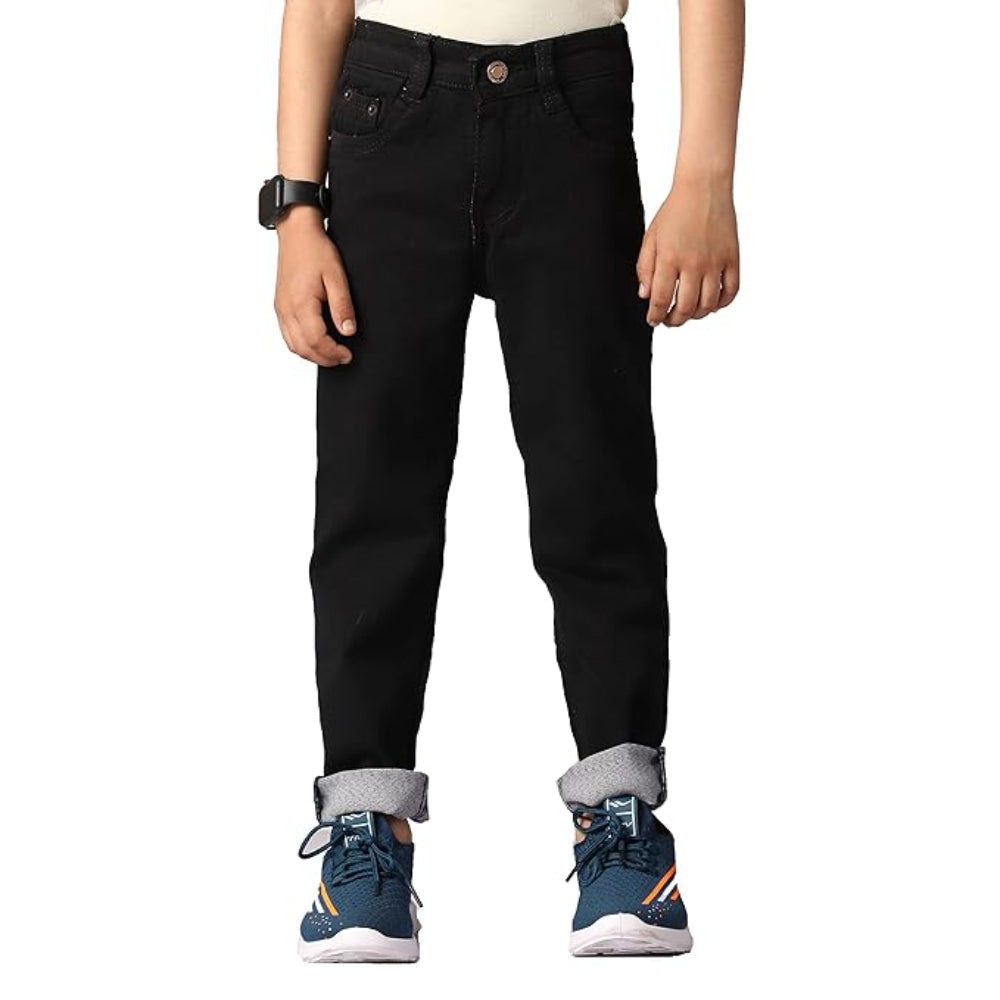 Boys Denim Black Jeans