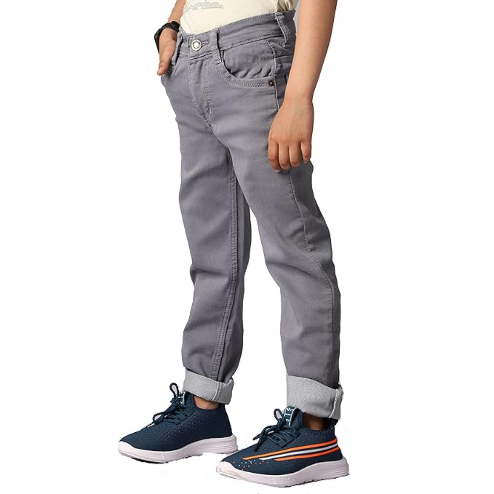 Boys Denim Grey Jeans