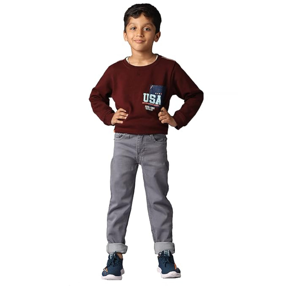 Boys Denim Grey Jeans