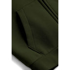 Kids Dark Green Hooded Sweatshirt for Boys