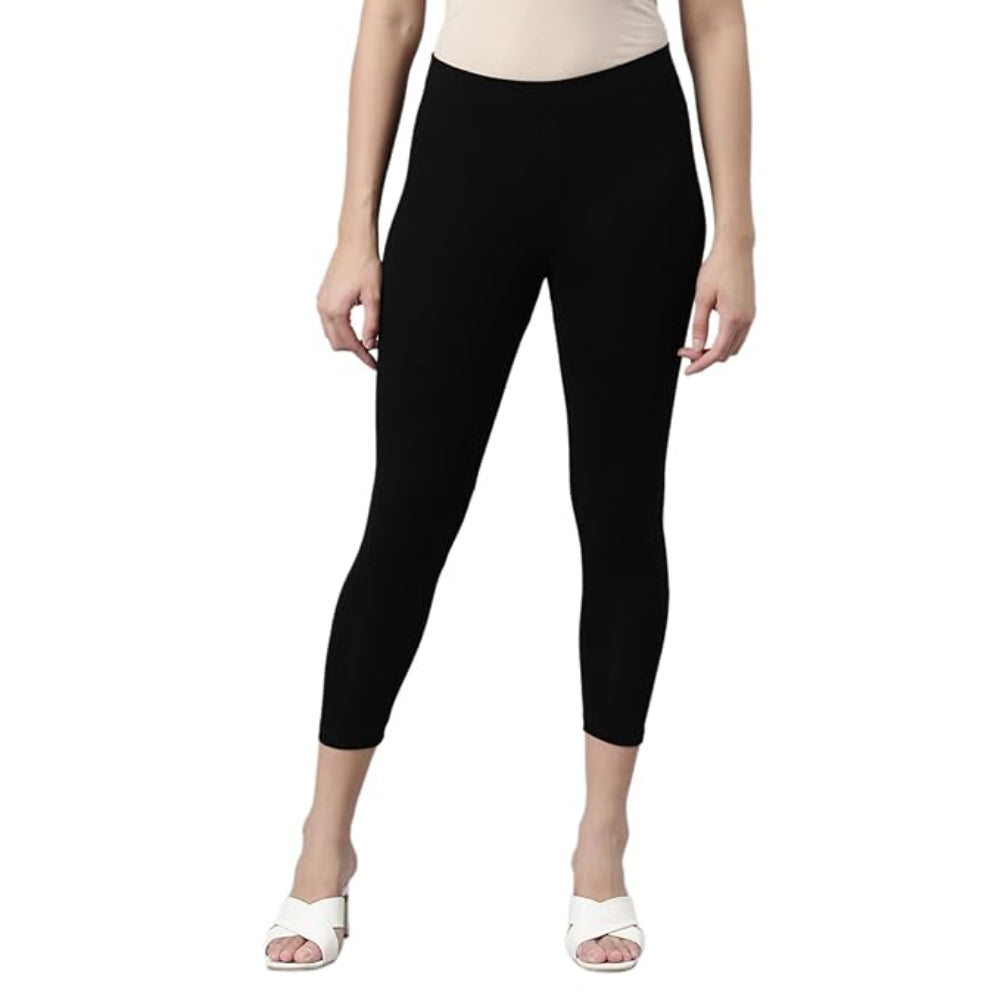 Classic Fit Stretchable Skinny Fit High Ankle Length Leggings