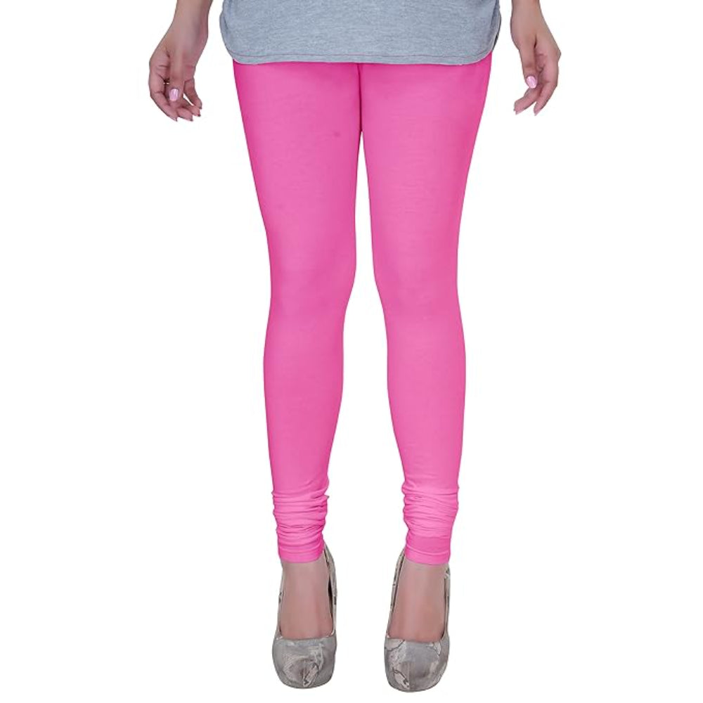 Plus Size Ultra Soft Churidar Cotton Lycra Leggings