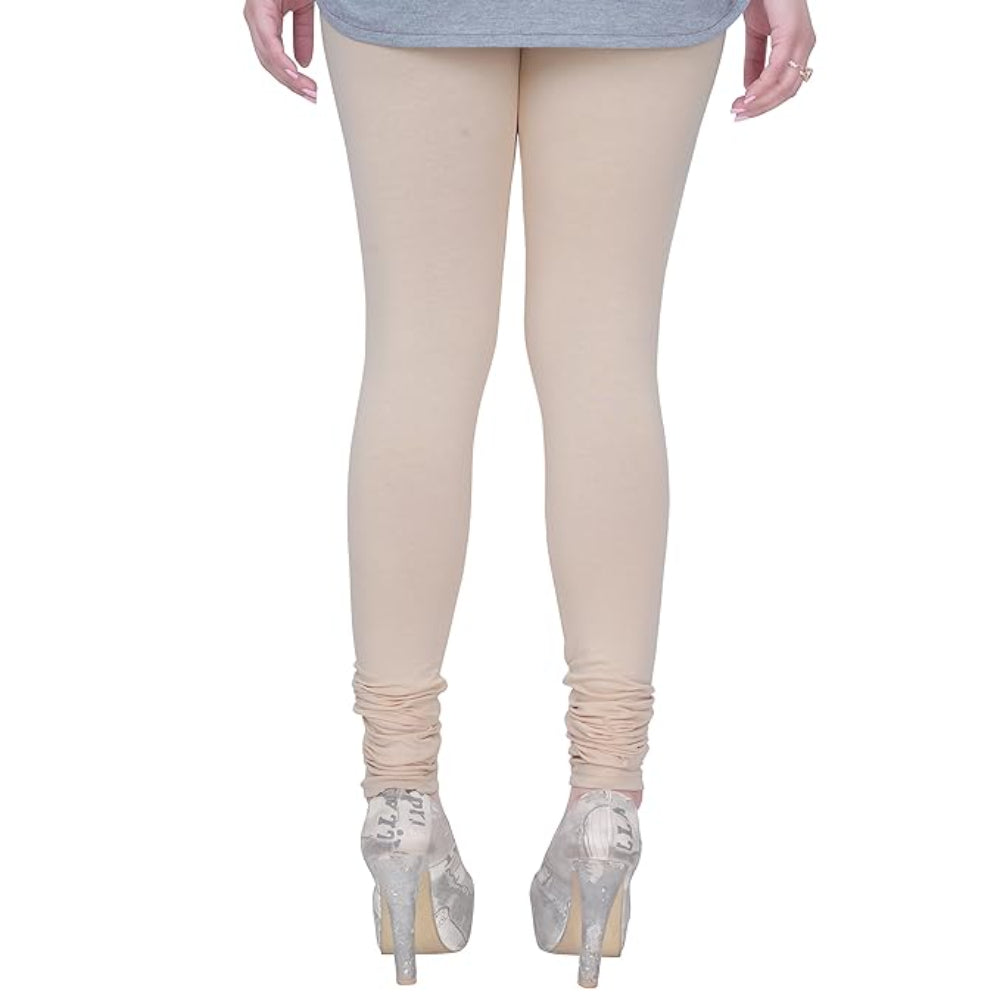 Skin Plus Size Ultra Soft Churidar Cotton Lycra Leggings