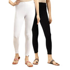 Classic Pk 2 Women Cotton Ankle Length Leggings