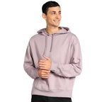 Men's Cotton Oversize Light Purple Hoodie
