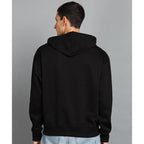 Men's Cotton Oversize Black Hoodie