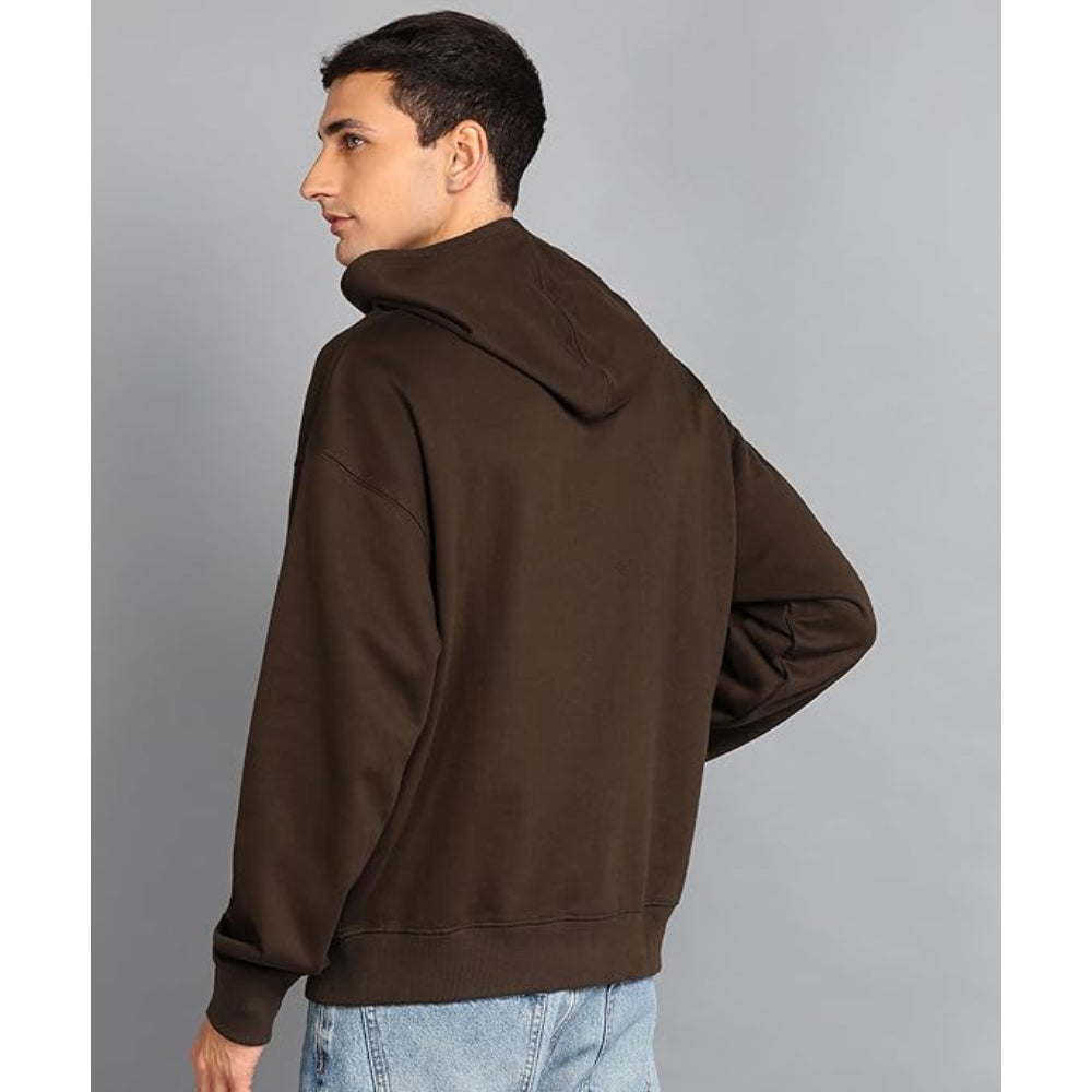 Men's Cotton Oversize Coffee Hoodie