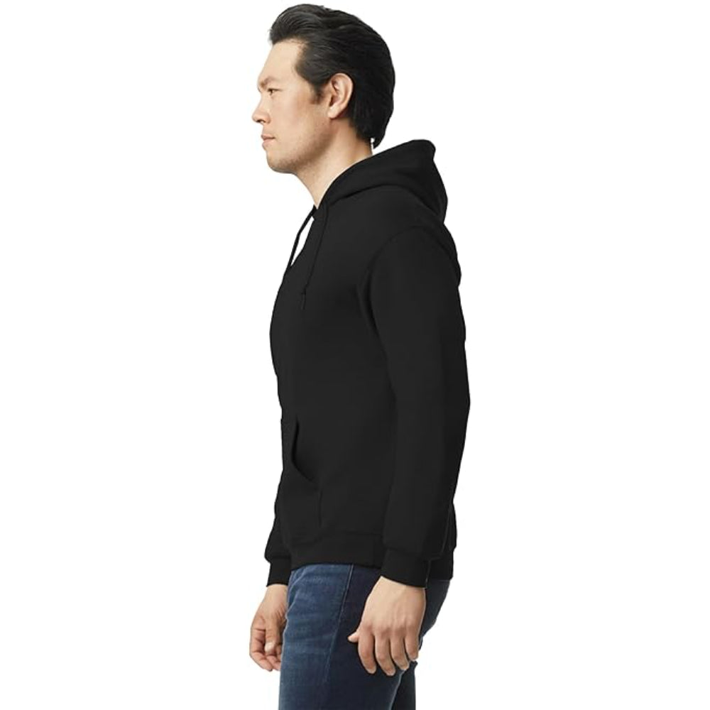 Men's Cotton Blend Black Hooded