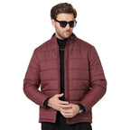 Men's Polyester Standard Wine Jacket