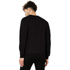 Men's Loopknit Regular Fit Black Jacket