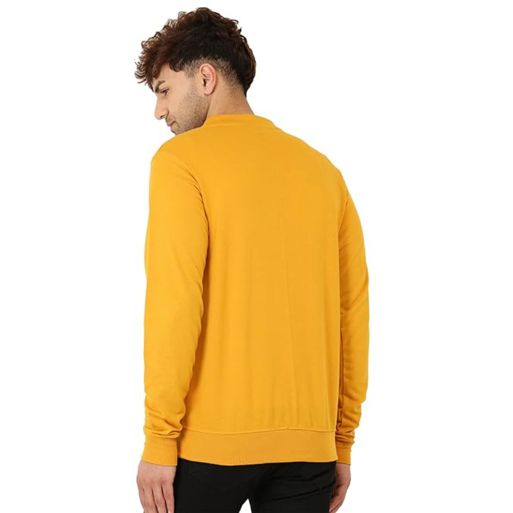Men's Loopknit Regular Fit Yellow Jacket