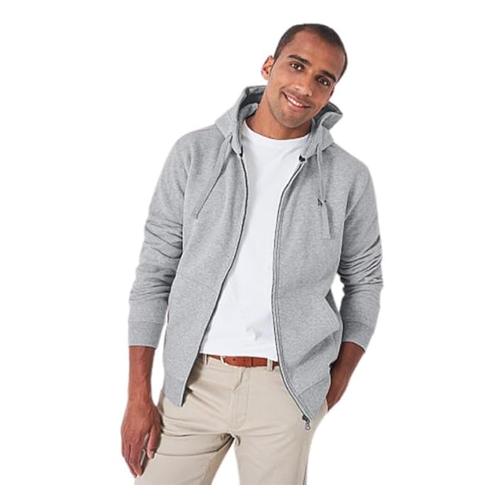 Men's Plain Chain Cotten Grey Jacket