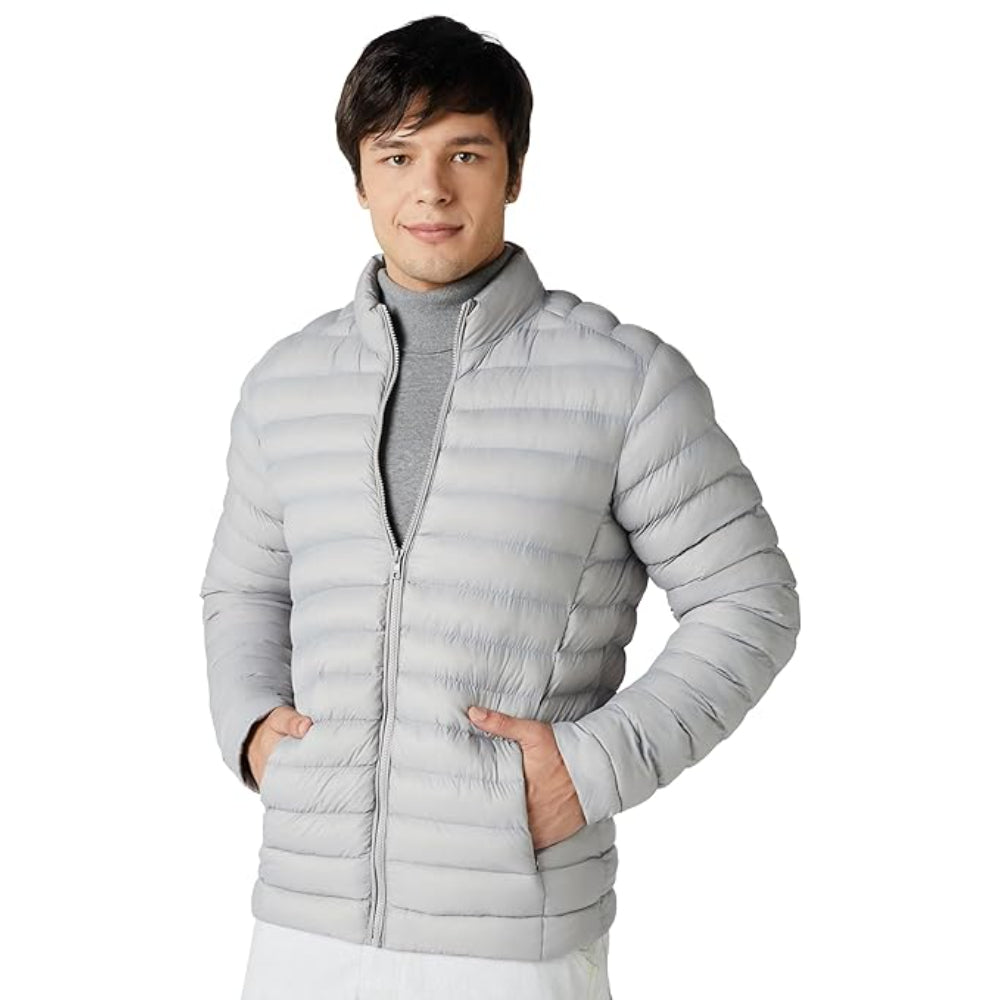 Mens Nylon Short Length Puffer Jacket