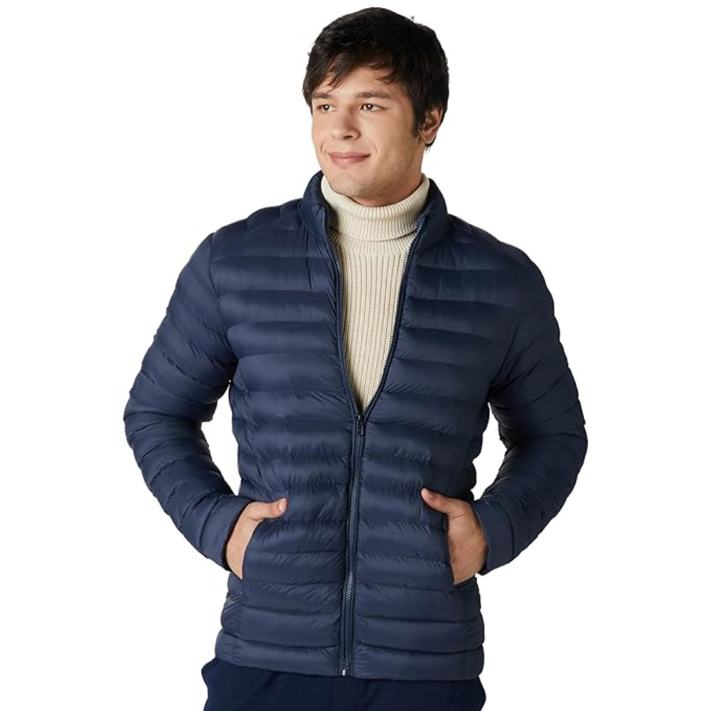 Mens Nylon Short Length Puffer Jacket