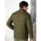 Mens Nylon Short Length Puffer Jacket