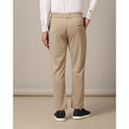 Men's Regular Casual Beige Pants