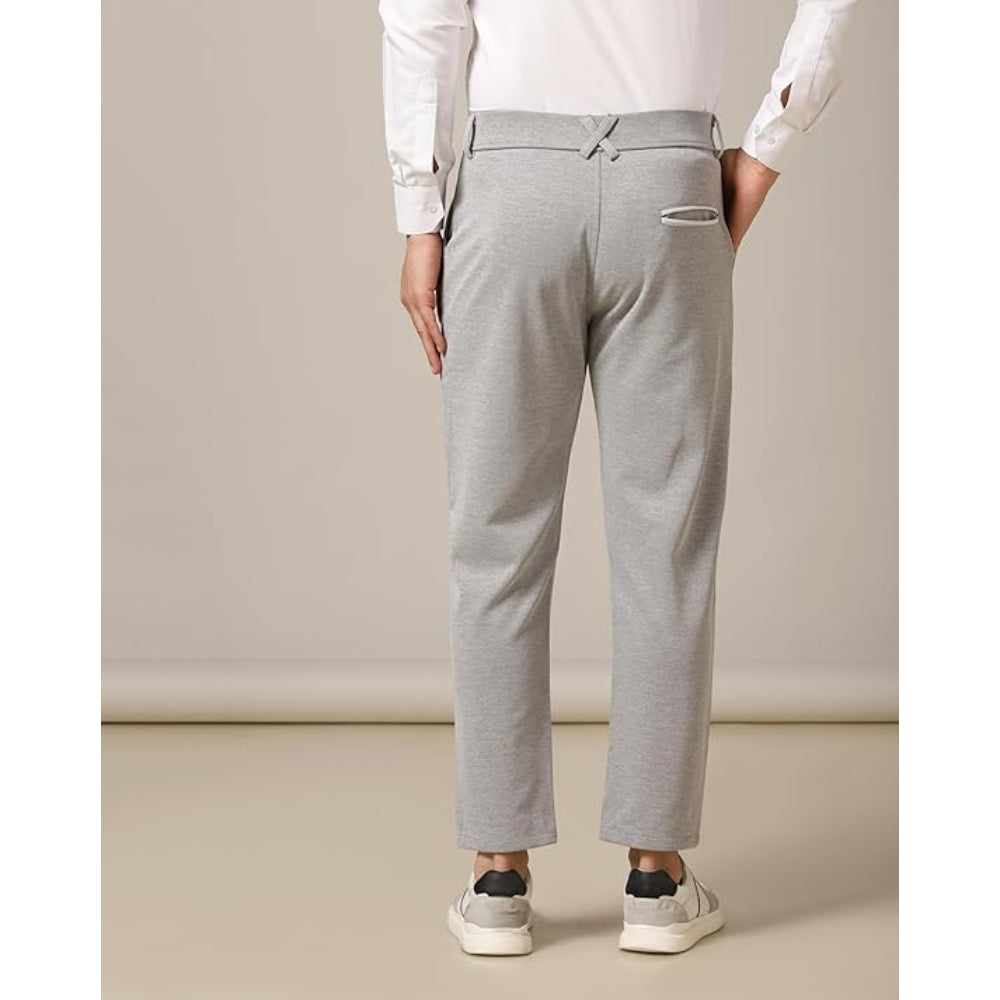 Men's Regular Casual Grey Pants