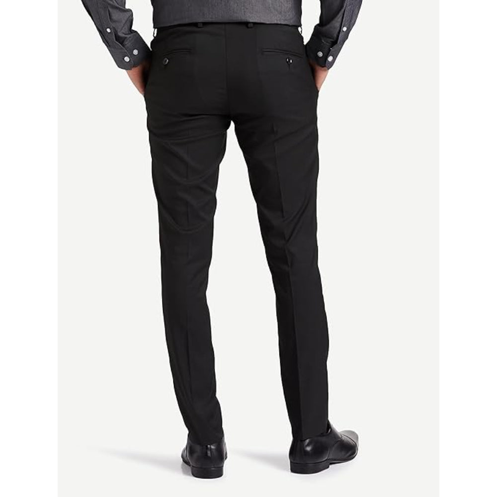 Men's Stretchable Formal Black Pants