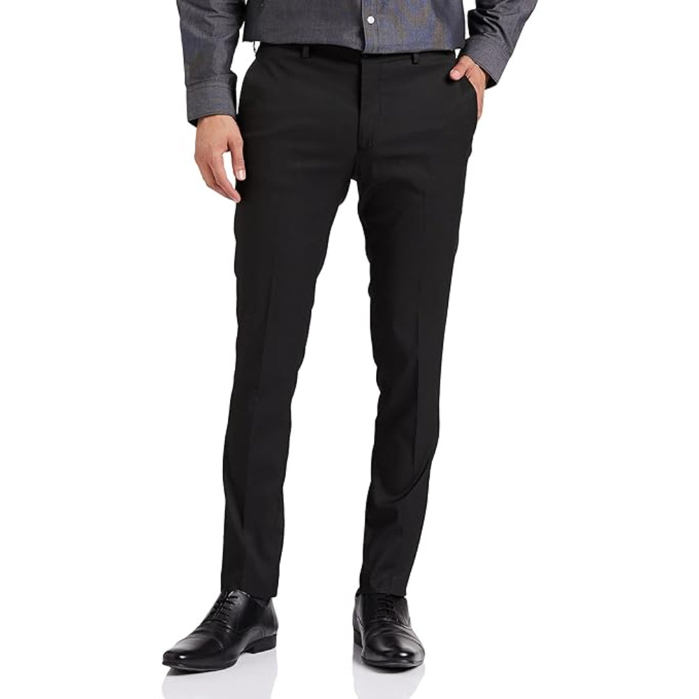 Men's Stretchable Formal Black Pants