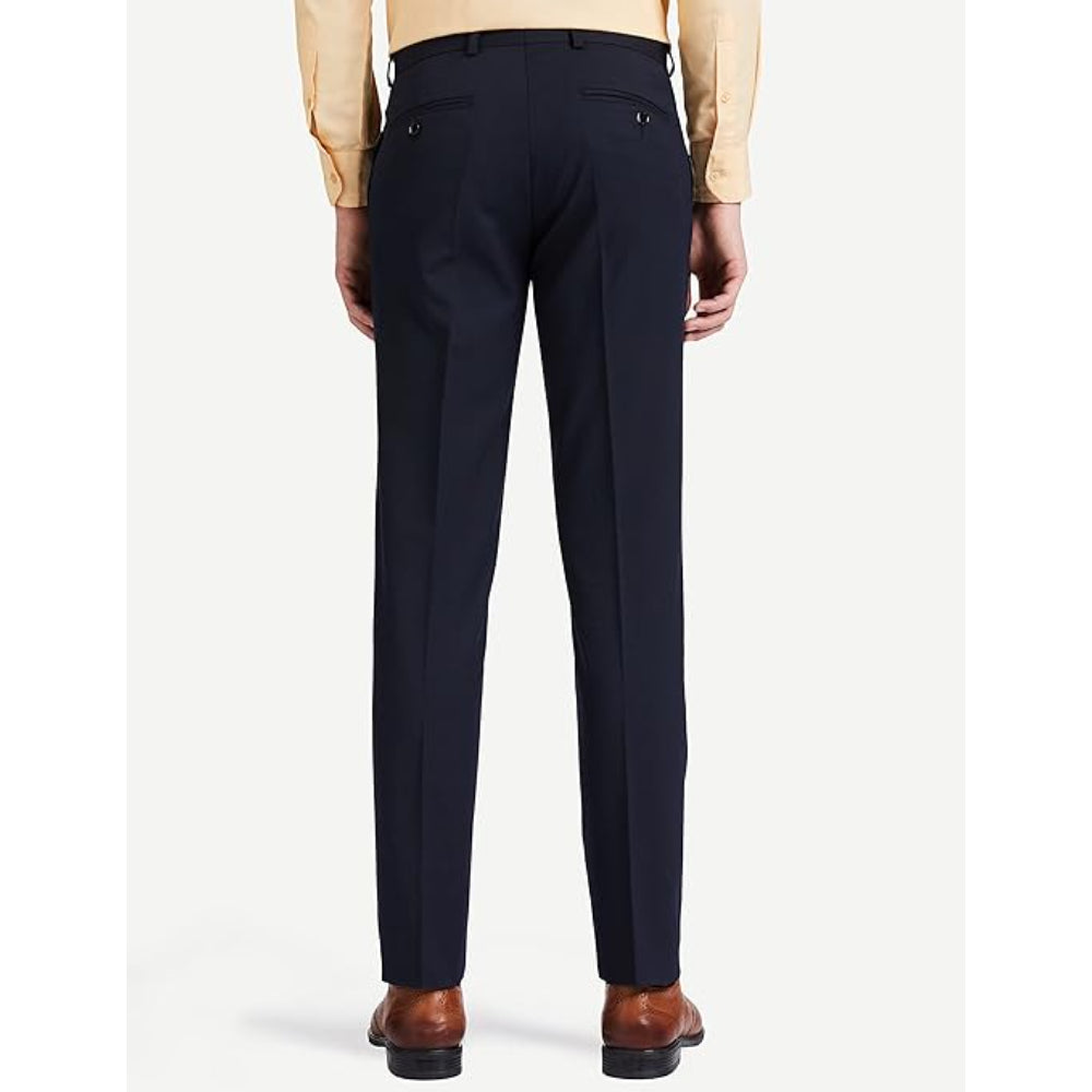 Men's Stretchable Formal Blue Pants