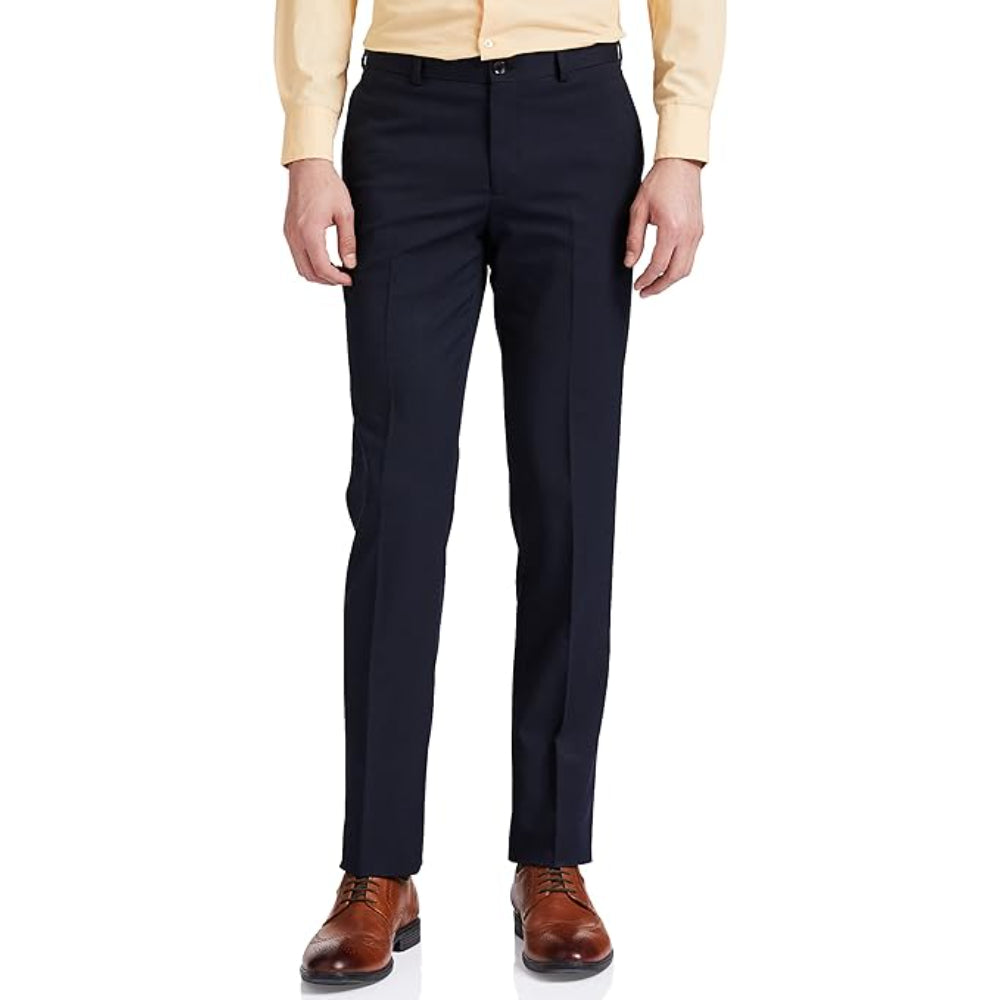 Men's Stretchable Formal Blue Pants