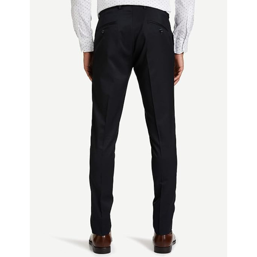 Men's Stretchable Formal Dark Navy Pants