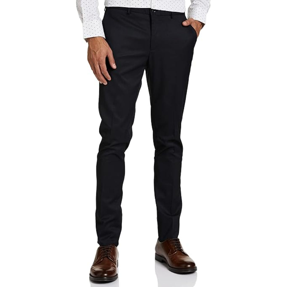 Men's Stretchable Formal Dark Navy Pants