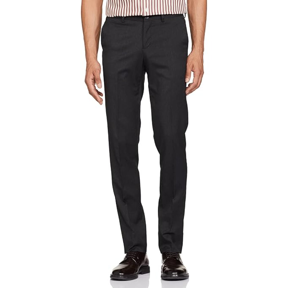 Men's Stretchable Formal Graphite Grey Pants