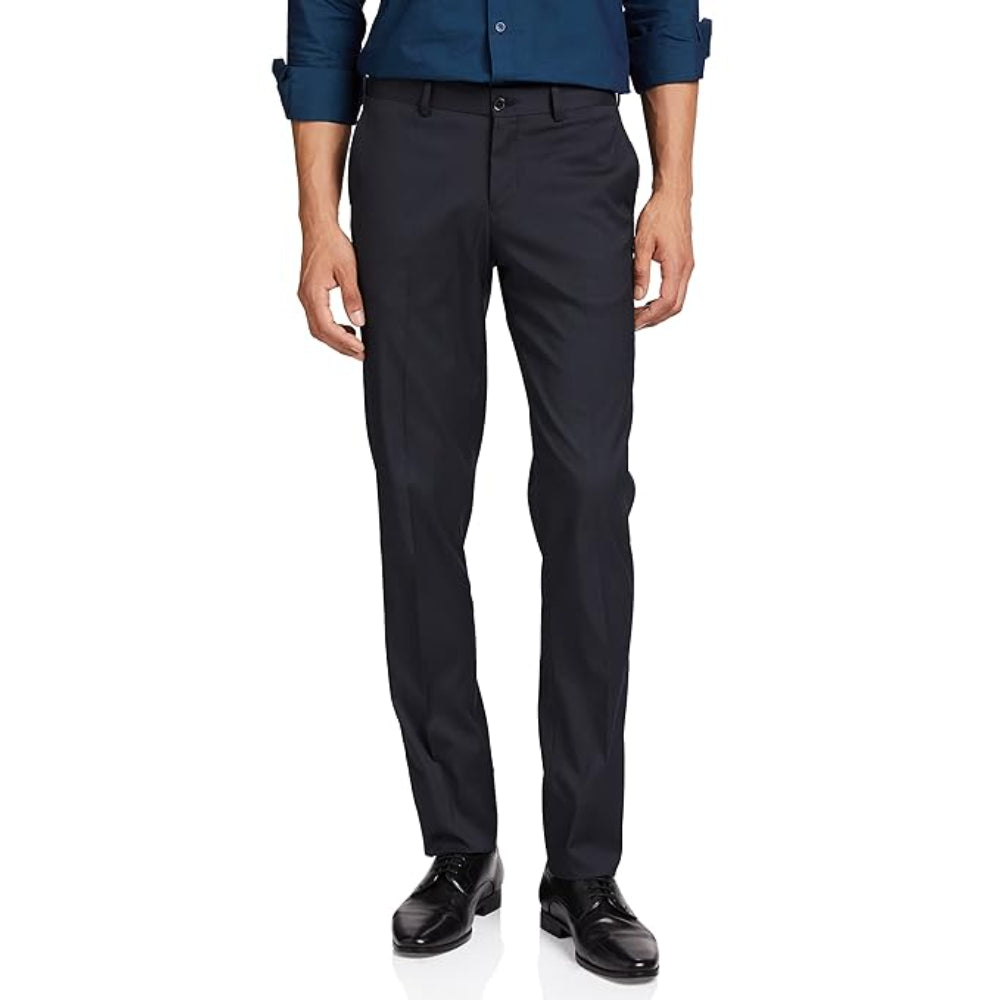 Men's Stretchable Formal Midnight Blue Pants