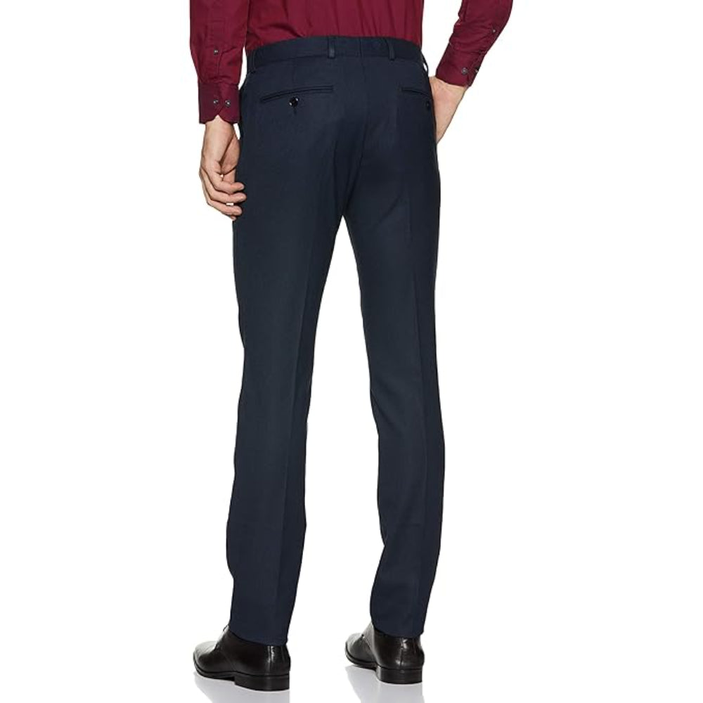 Men's Stretchable Formal Light Navy Pants