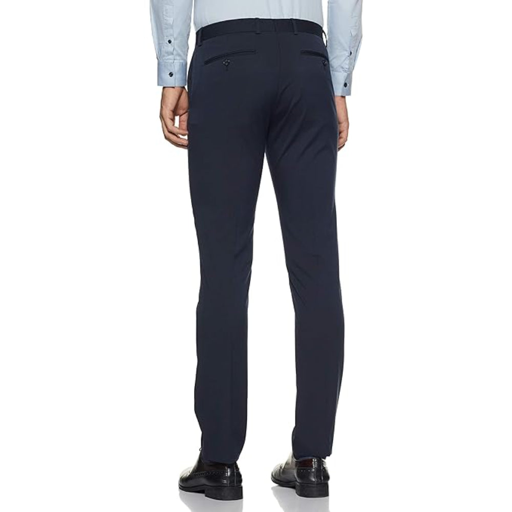 Men's Stretchable Formal Slate Navy Pants