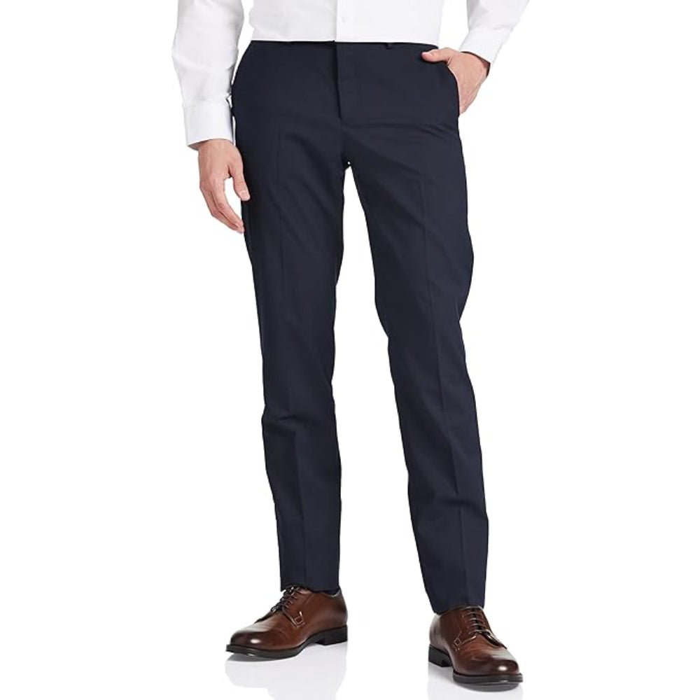 Men's Stretchable Formal Slate Navy Pants