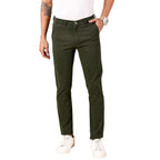 Men Chinos Casual Forest Grey Trousers