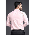 Men's Regular Fit Light Peach Formal Shirt