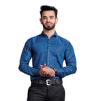 Men's Regular Fit Royal Blue Formal Shirt