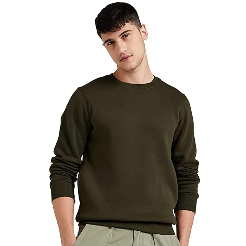 Men Winter Wear Plain Sweatshirts
