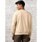 Men's Fleece Oversized Fog Beize Sweatshirt