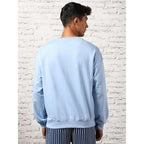 Men's Fleece Oversized Powder Blue Sweatshirt