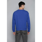 Men Regular Fit Royal Blue Sweatshirt