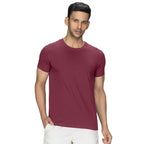 Men Regular Fit Maroon T-Shirt