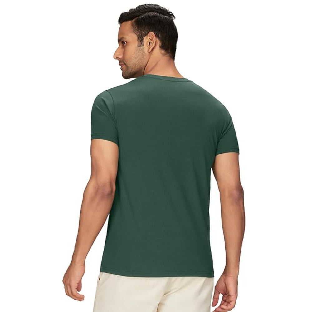 Men Regular Fit Pine T-Shirt