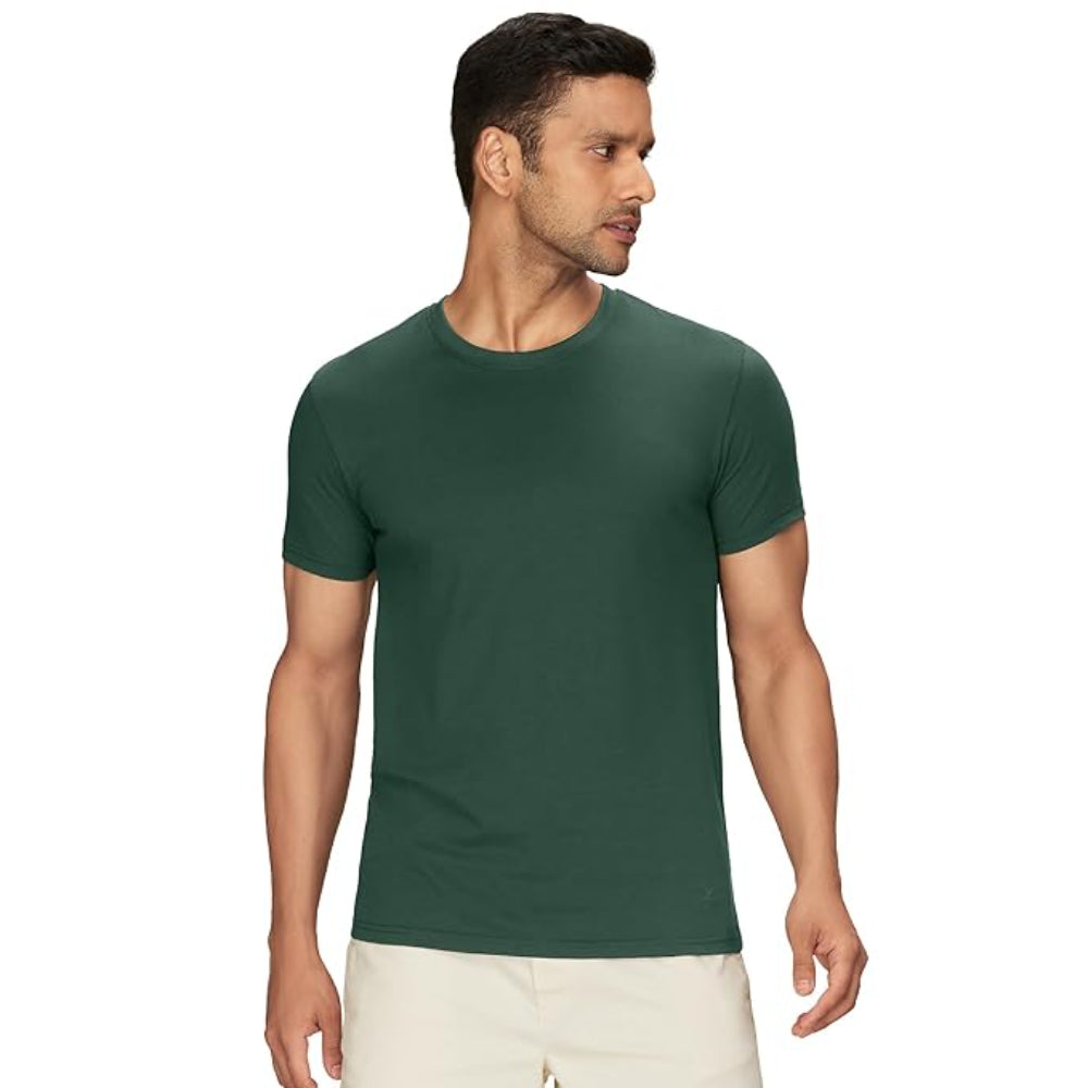 Men Regular Fit Pine T-Shirt