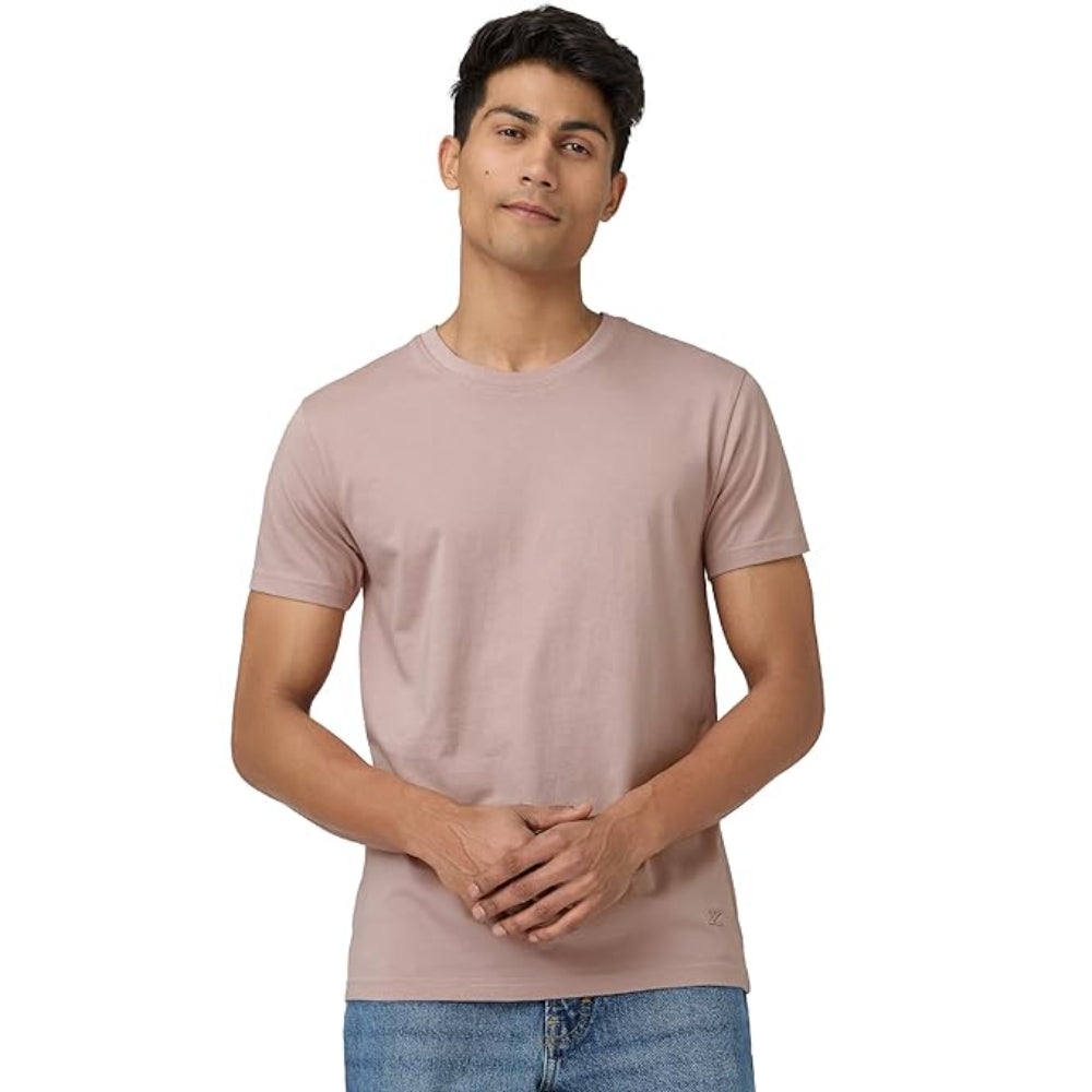 Men Regular Fit Tea White T-Shirt