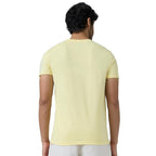 Men Regular Fit Light Yellow T-Shirt