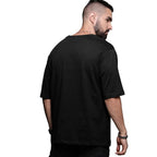 Men Oversized Black T-Shirt
