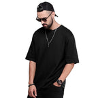 Men Oversized Black T-Shirt