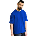 Men Oversized Blue T-Shirt