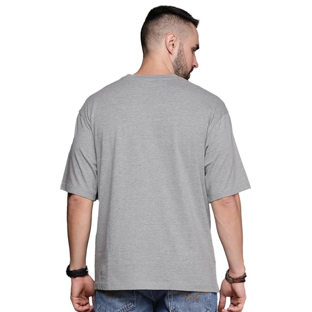 Men Oversized Grey T-Shirt