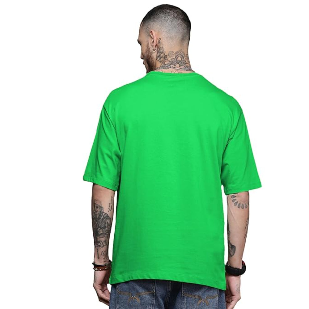 Men Oversized Neon Green T-Shirt